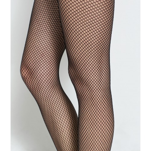 Nätstrumpbyxor - Svart Fisknät