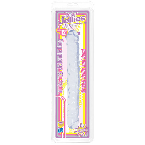 Crystal Jellies - Double Dong - Clear 30 cm