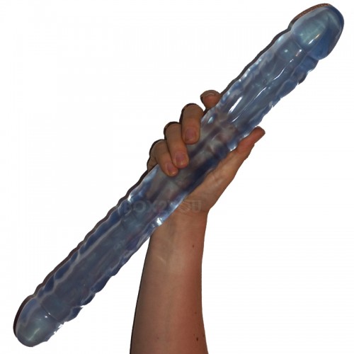 Crystal Jellies 18" Clear - 45 cm XXL Dubbeldong