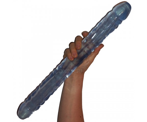 Crystal Jellies 18" Clear - 45 cm XXL Dubbeldong