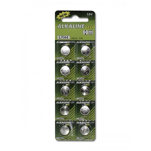 Batterier - LR44 Knappcellsbatteri 10-Pack Batterier - LR44 Knappcellsbatteri 10-Pack