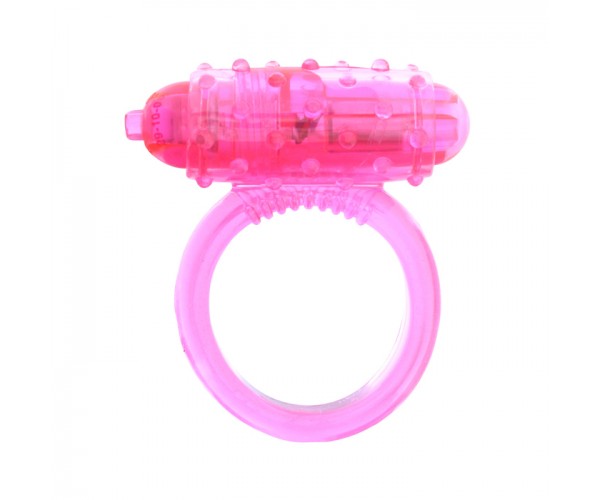 Vibrating Silicone CockRing Pink