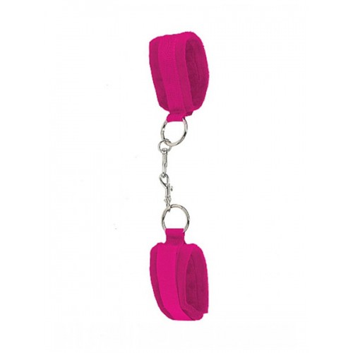 Ouch Velcro Cuffs - Hand & Fotbojor - Chockrosa Ouch Velcro Cuffs - Hand & Fotbojor - Chockrosa