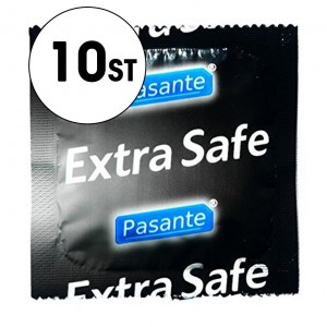 Pasante Kondom - Extra Safe/Extra Tjock - 10-Pack