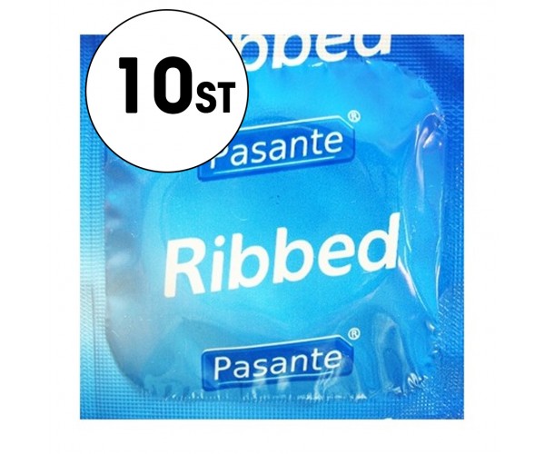 Pasante Kondom - Ribbed - 10-Pack Pasante Kondom - Ribbed - 10-Pack