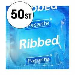 Pasante Kondom - Ribbed - 50-Pack Pasante Kondom - Ribbed - 50-Pack