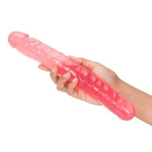 Crystal Jellies - Double Dong - Rosa 30 cm