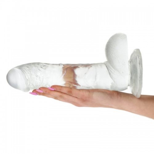 Real Rapture - Sky Emotion 29 cm - Tjock XXL Dildo - Clear