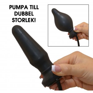 Timeless Inflatable Butt Plug With Massive Core - Medium