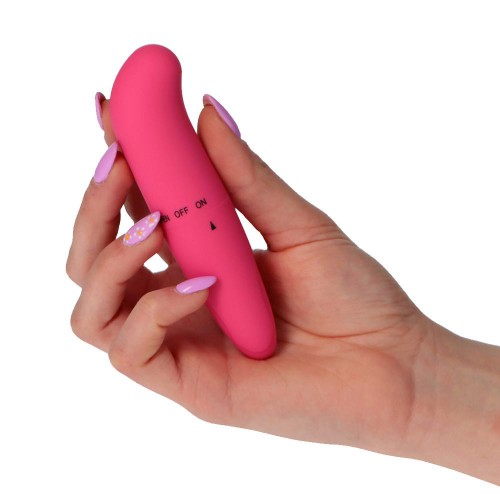 Toyz4Lovers Soft G-Spot Vibe rosa G-punktsvibrator i ABS-plast – 11,5 cm klassisk vibrator för precis G-punktsstimulans