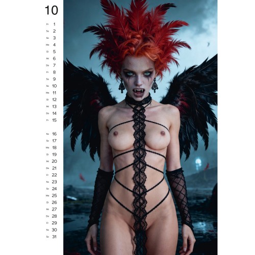 Wild Fantasy erotisk kalender 2027 – vågad och förförisk väggkalender med fantasifulla och heta bilder