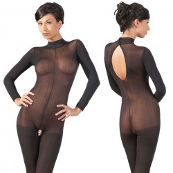 Catsuit / Jumpsuit Täckt Med Öppen Gren