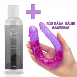 Sex Talent Double Dong + 150 ml Analt Glidmedel