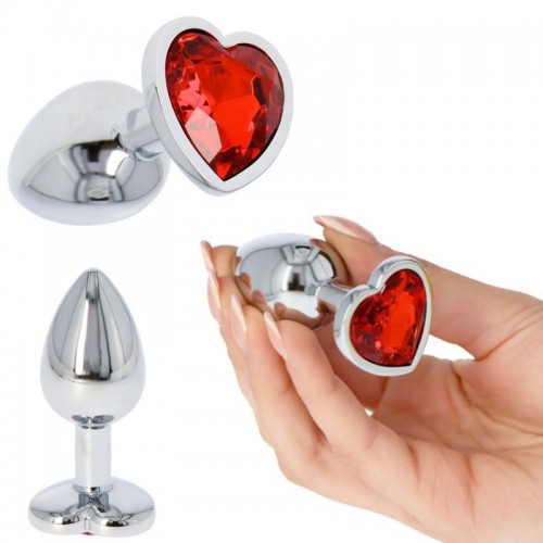 Intimate Anal Metal Jewelry - Red Heart Intimate Anal Metal Jewelry - Red Heart