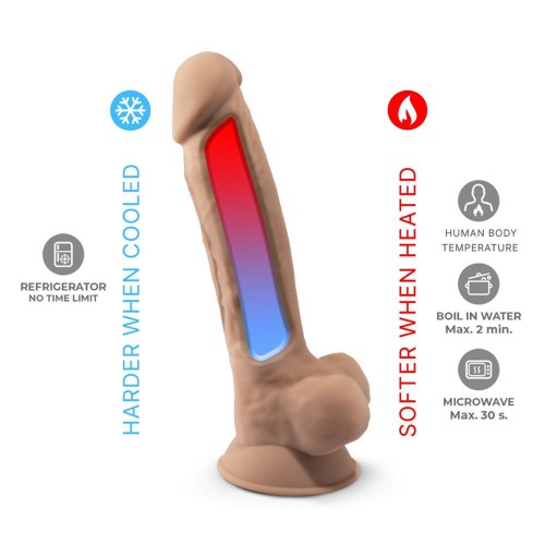 Silex-D Dual Density Dildo 18cm - Reagerar på värme/kyla