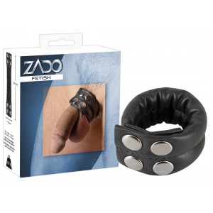 Heavy Leather Cock & Ball Ring