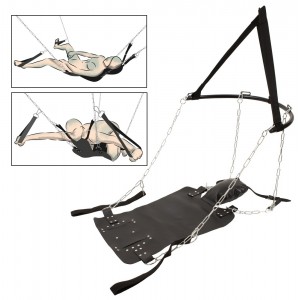 Leather Sex Swing With Pillow