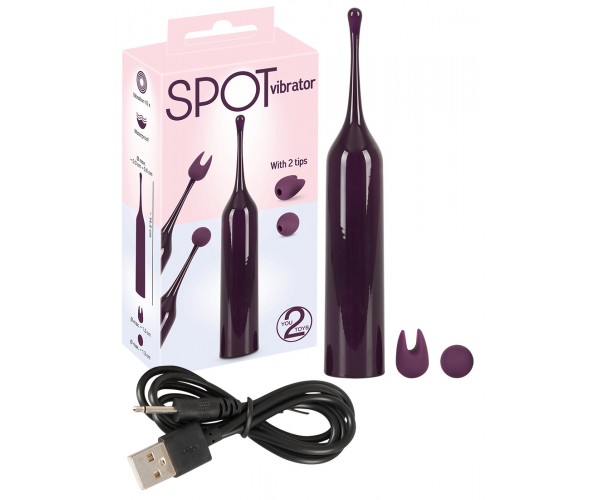 Spot-On Vibrator With 2 Tips