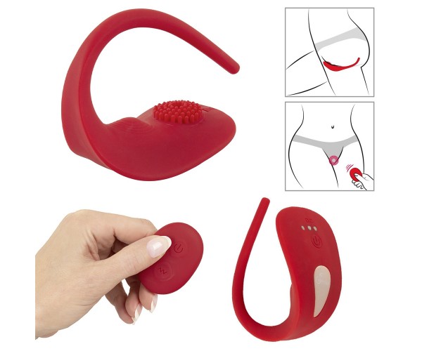 Sweet Smile RC Slim Panty Vibrator - Röd