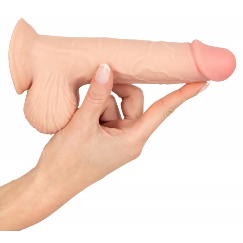 Movable Skin Dildo - 19 cm