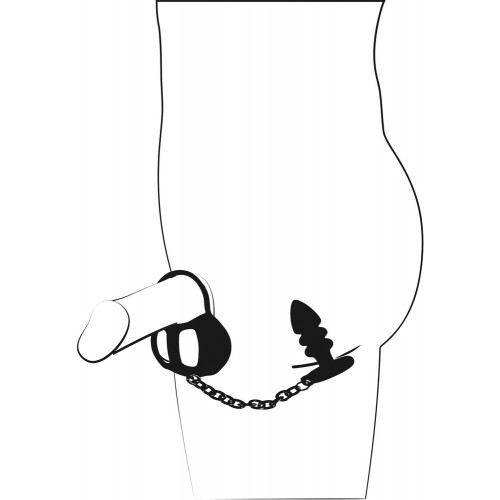 Ball Cage With Butt Plug