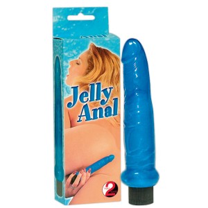 Jelly Anal Vibrator - Blå