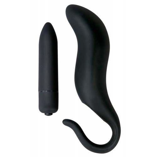 Black Velvets Soft Touch Plug + Vibrator