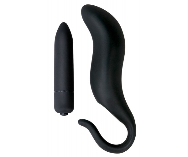 Black Velvets Soft Touch Plug + Vibrator