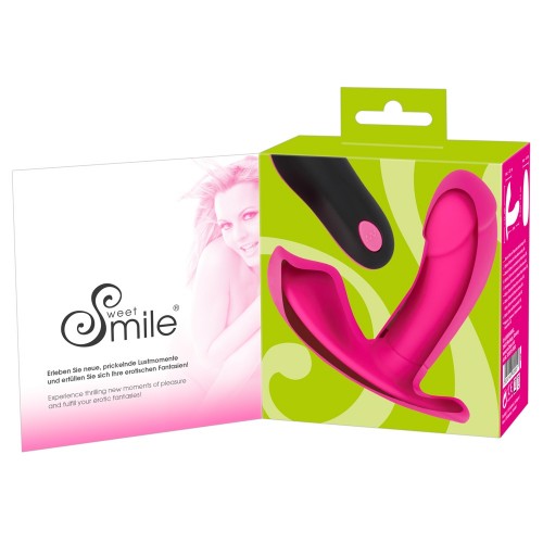Sweet Smile Remote Controlled Panty Vibrator - Rosa