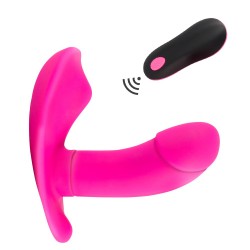 Sweet Smile Remote Controlled Panty Vibrator - Rosa