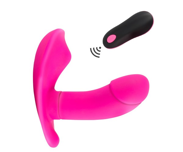 Sweet Smile Remote Controlled Panty Vibrator - Rosa