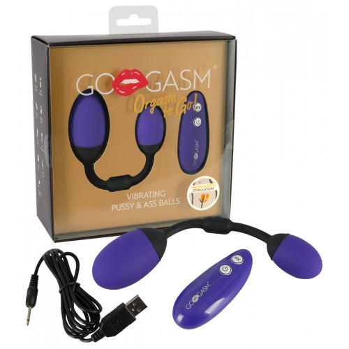 Vibrating Pussy & Ass Balls - Trådlös & Uppladdningsbar Njutning