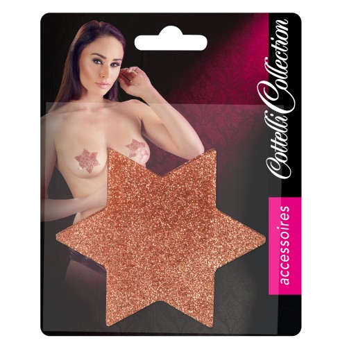 Titty Sticker Star Big Copper - Extra Stora