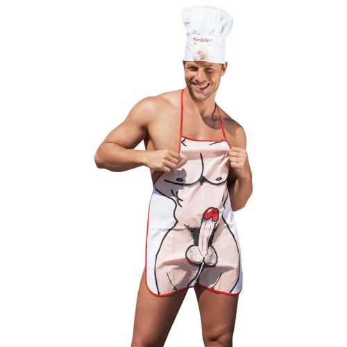 Förkläde Med Tryck - Naken Man