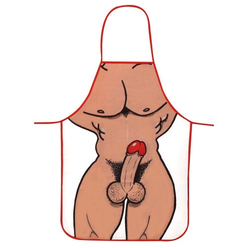 Förkläde Med Tryck - Naken Man