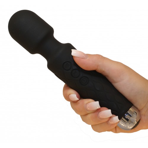 Exclusive Silicone Wand Svart