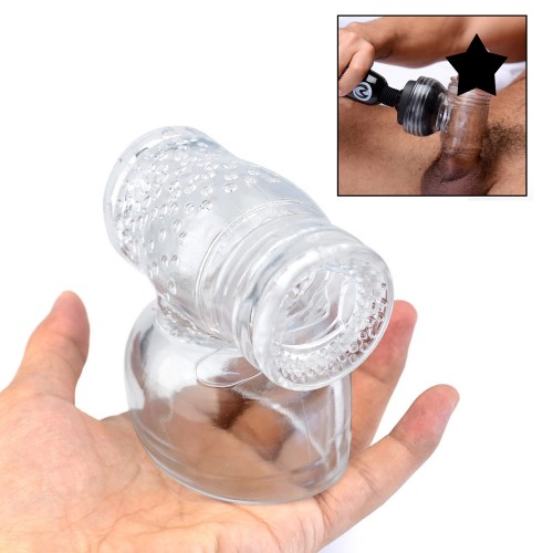 Power Head Male Wand Pleasure - Wand-tillbehör Sleeve