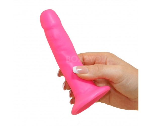 Get Real Happy Dick Dual Density Rosa - 15 cm