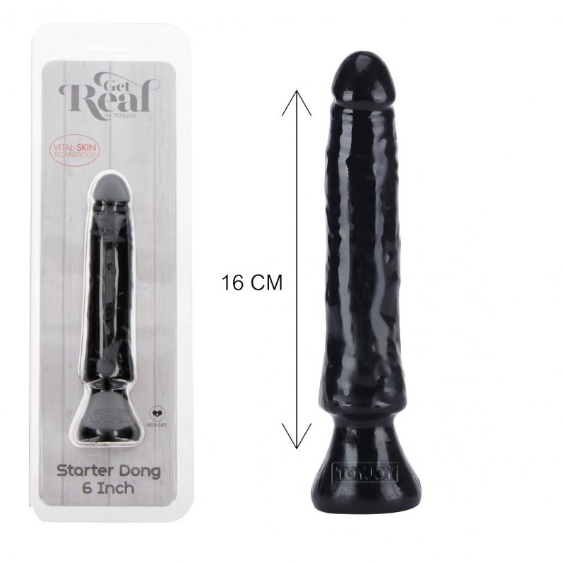Get Real - Starter Dong 16 cm - Svart
