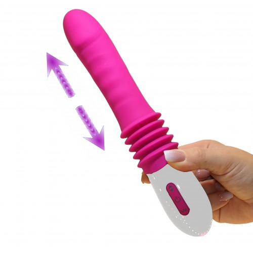 Thrusting Vibrator Cerise