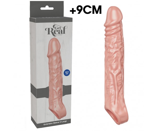 Get Real Extension Sleeve Natur - XL +9cm