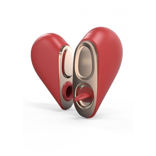 Heartbreaker 2 in 1 - Lufttrycksvibrator & Slickande Tunga