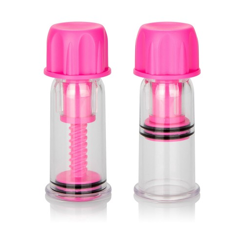 Nipple Play Vacuum Twist Suckers - Rosa