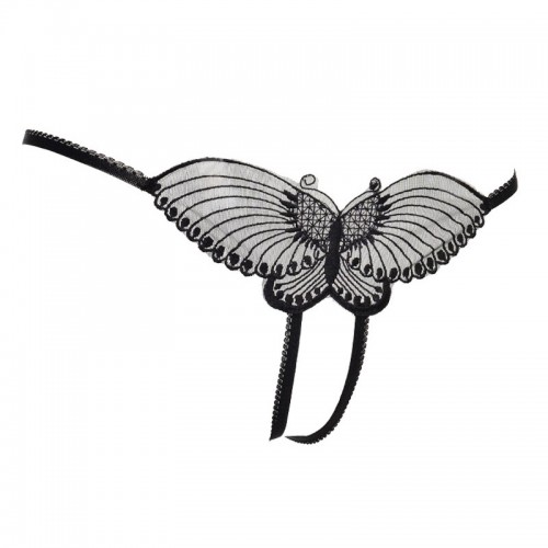 Amorable Open Butterfly String - Black