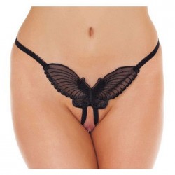 Amorable Open Butterfly String - Black