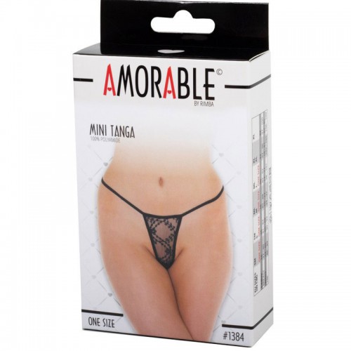 Amorable Mini Tanga String - Black