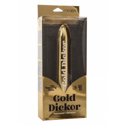 Gold Dicker Personal Vibrator