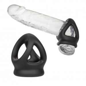 Alpha Dual Cage Cockring & Stretcher