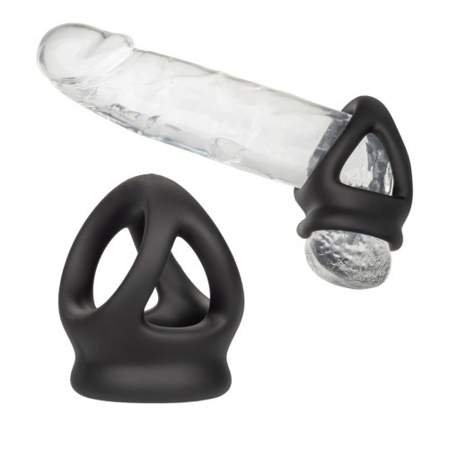 Alpha Dual Cage Cockring & Stretcher Alpha Dual Cage Cockring & Stretcher