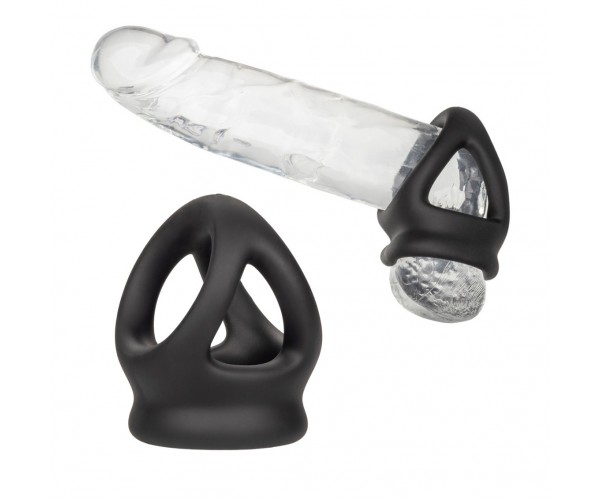 Alpha Dual Cage Cockring & Stretcher